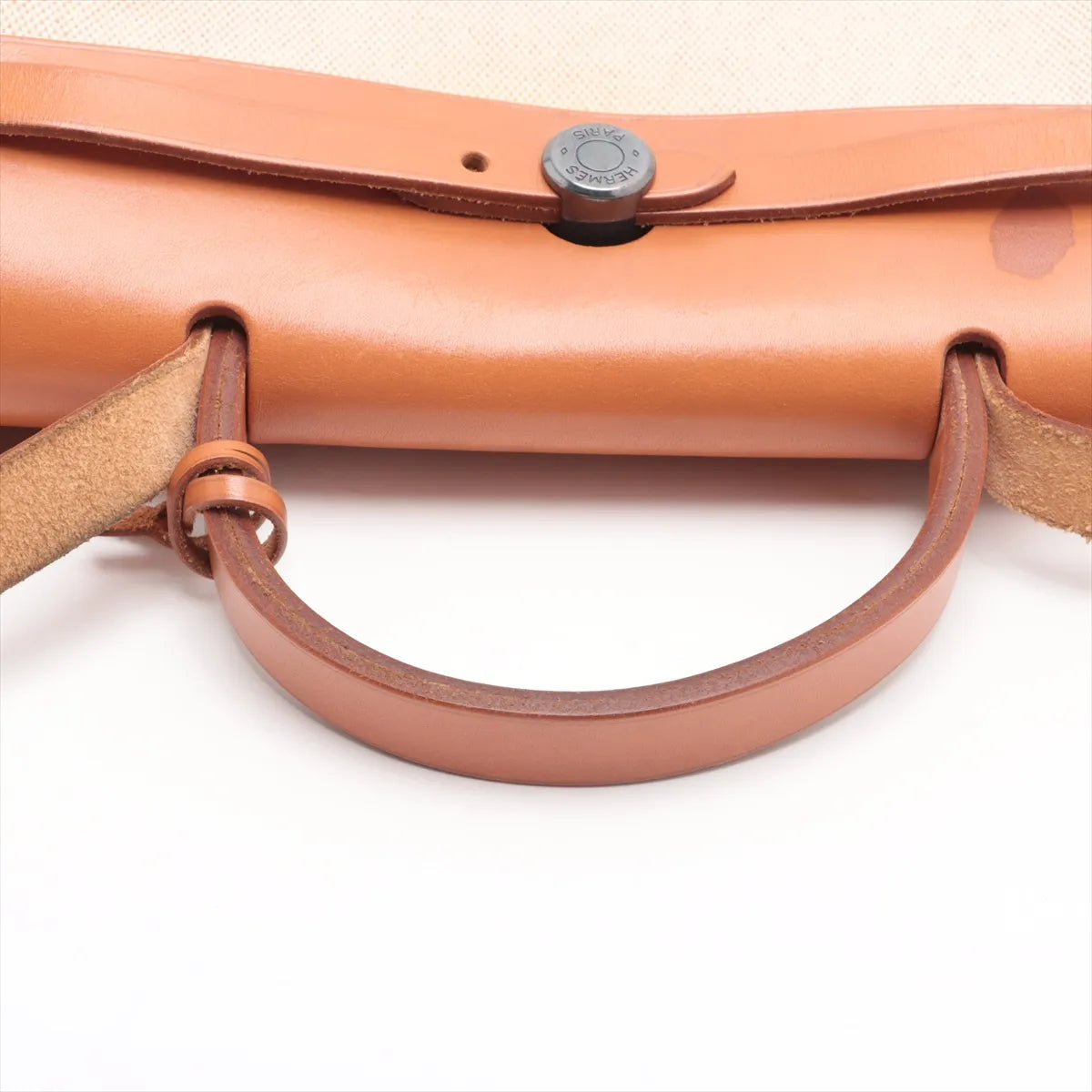 Hermès Herbag PM Twirl Ash x Leather Beige
