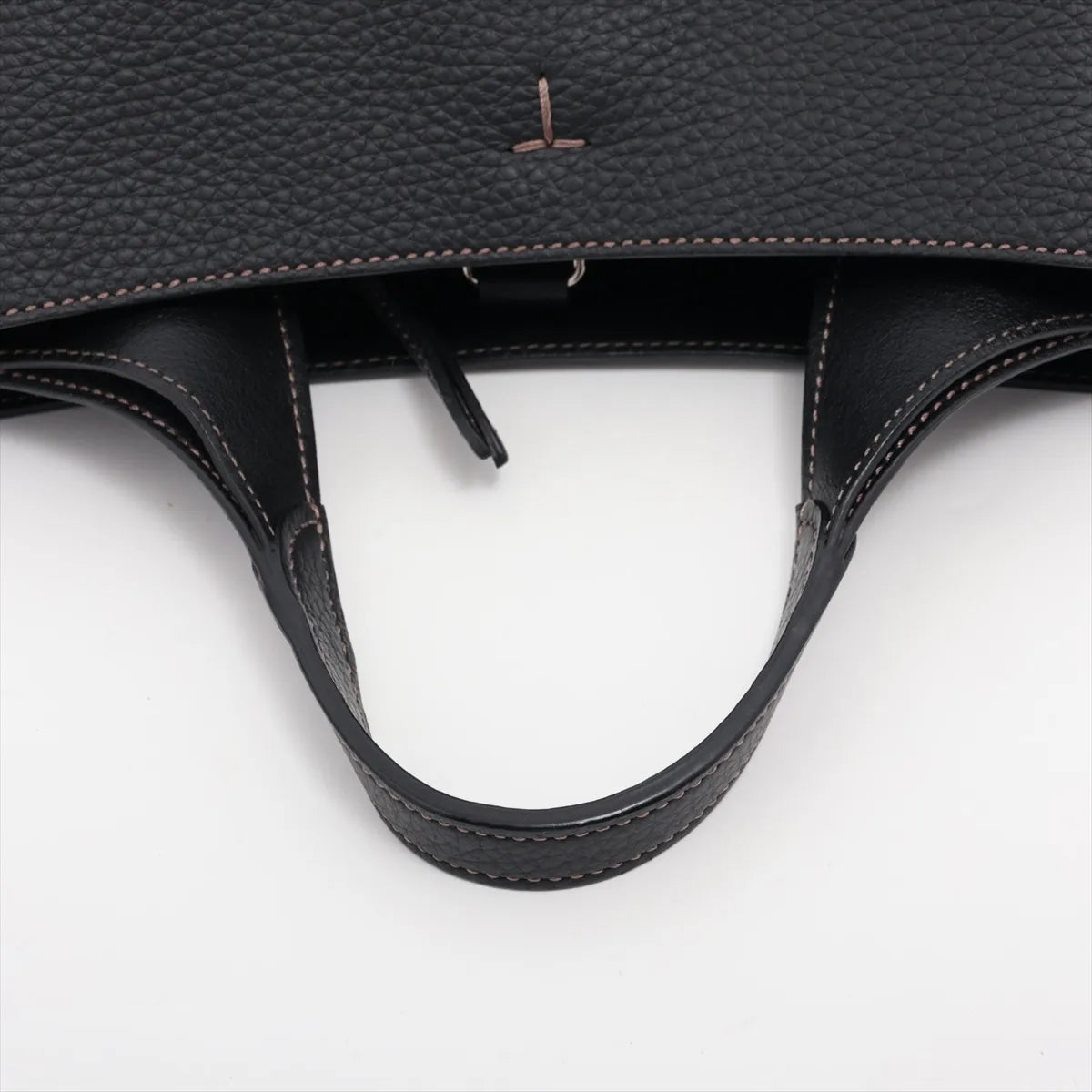 Tod's Micro T Timeless Leather Two-Way Handbag Black