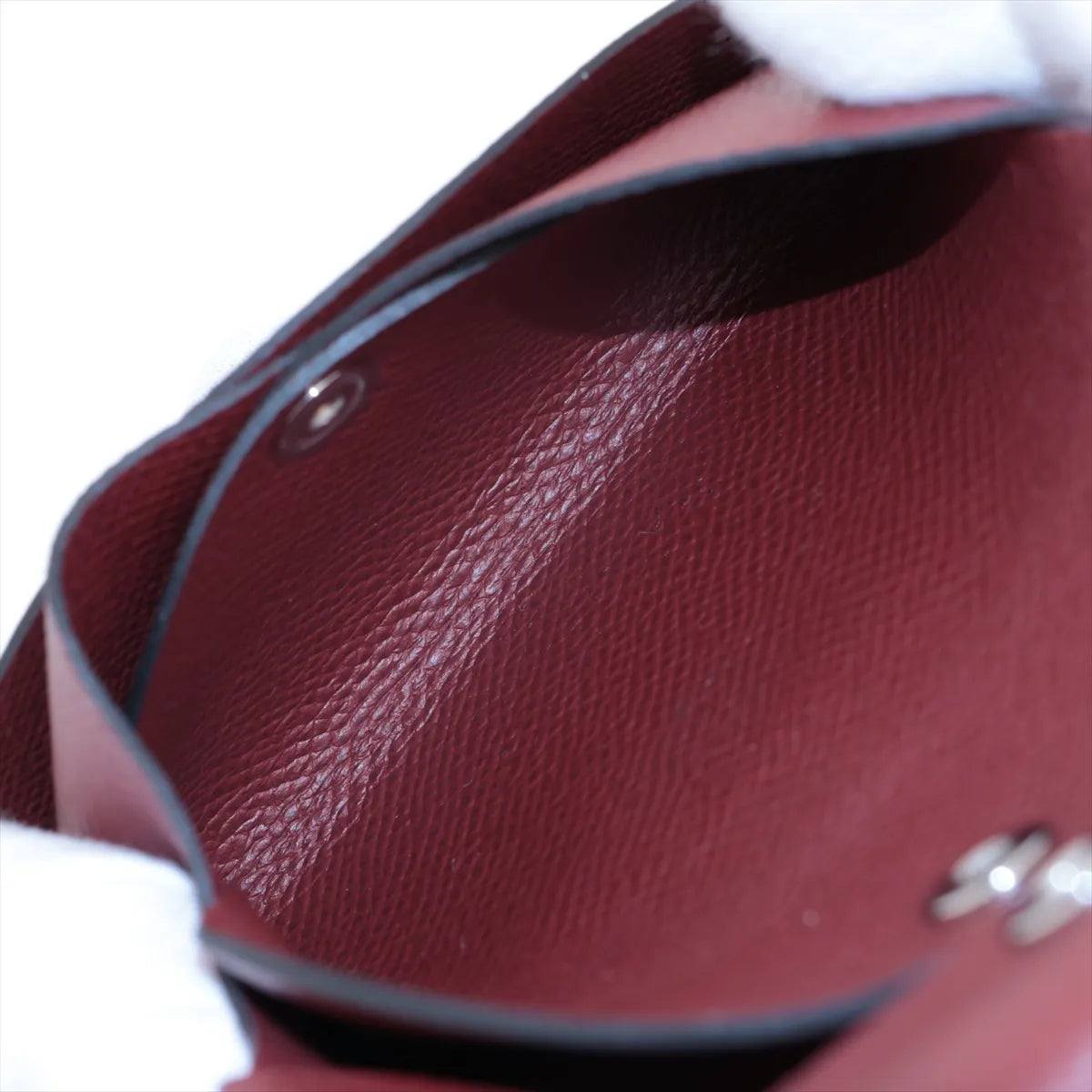 Hermès Calvi Duo Veau Epsom Coin Purse Rouge H