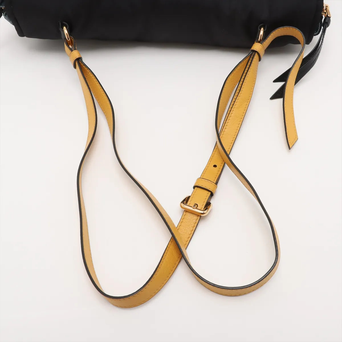 Prada Etiquette Nylon Two-Way Shoulder Bag Black