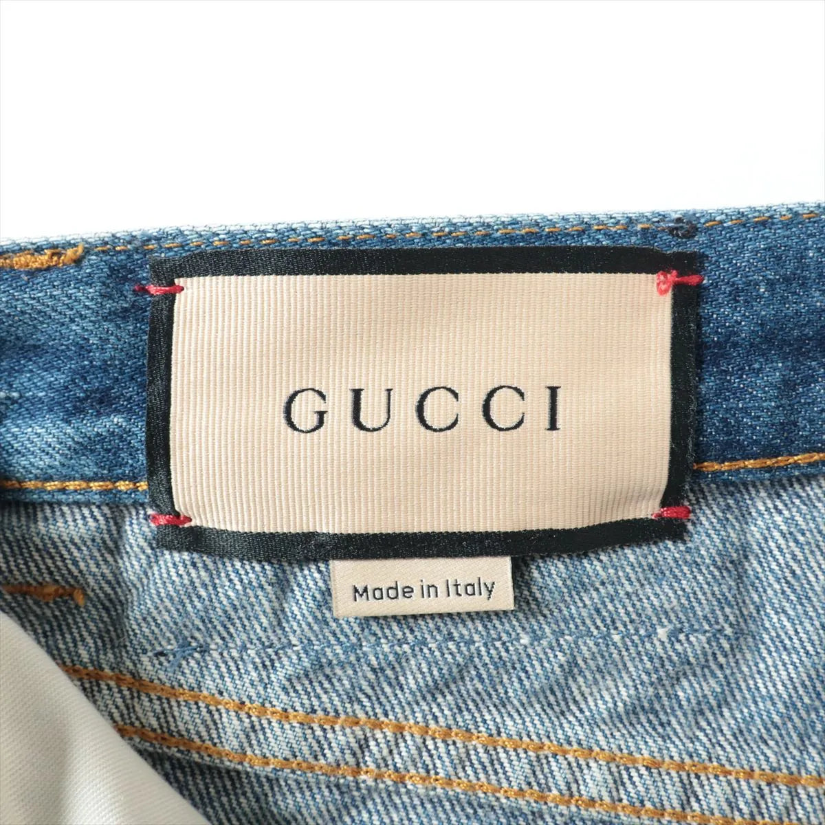 Gucci Button-down Cotton DenimShort Pant Blue