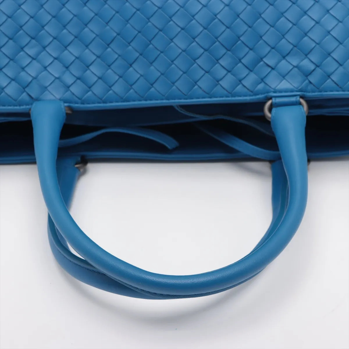 Top Bottega Veneta Intrecciato Leather Handbag Blue