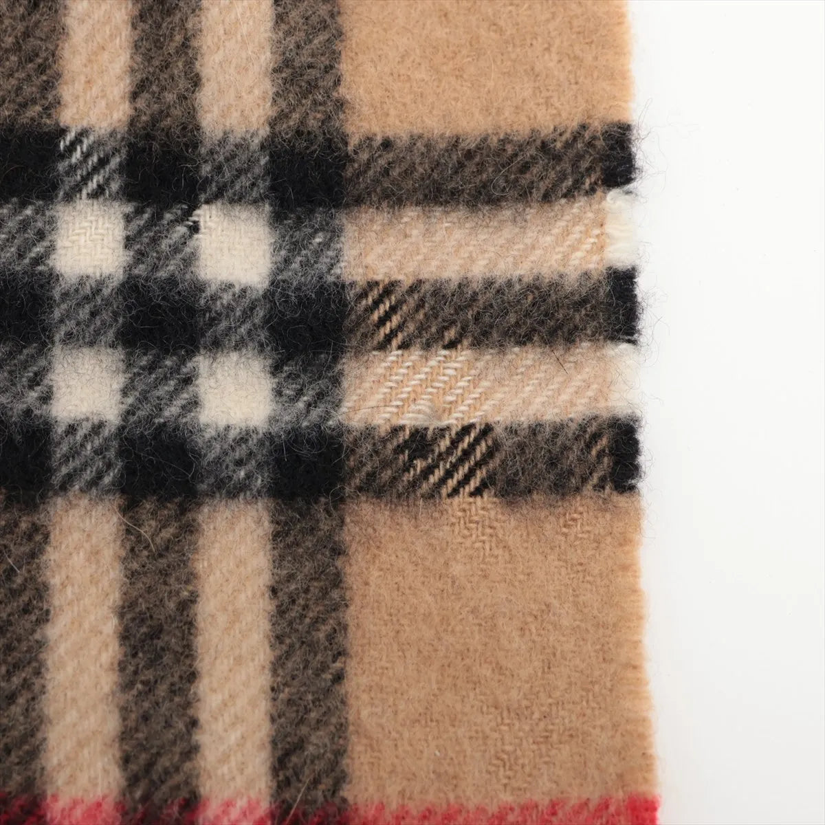 Burberry Nova Check Cashmere Scarf Beige