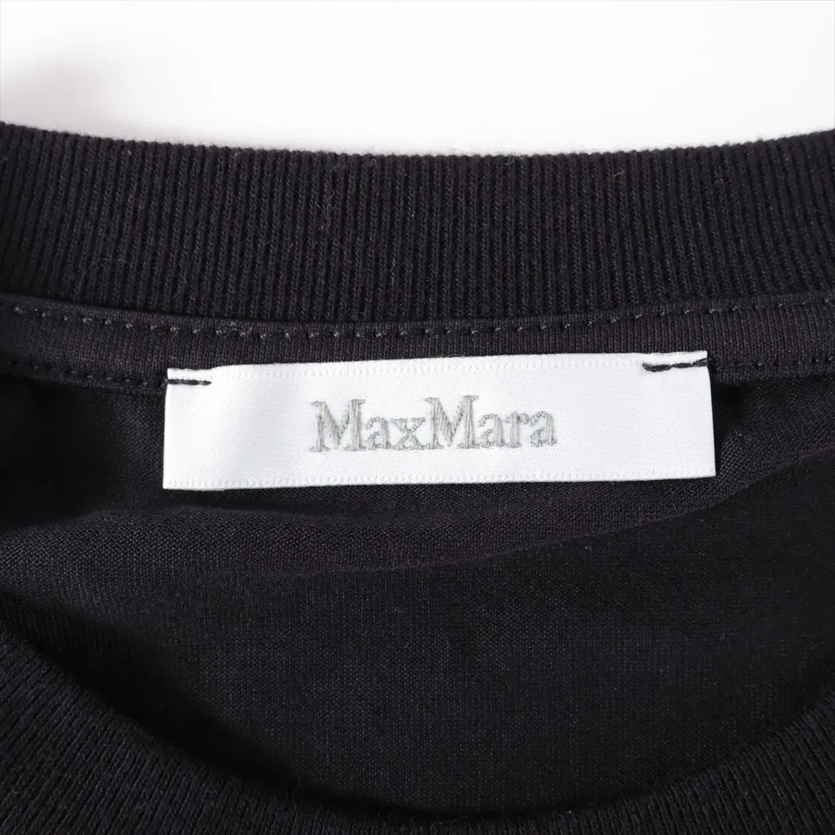 Max Mara Mm Dog Cotton T-shirt Black