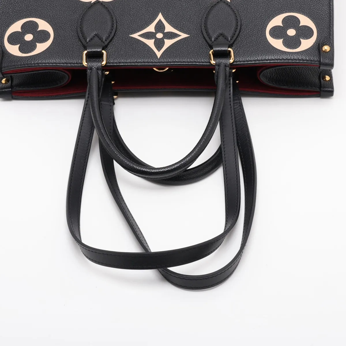 Louis Vuitton Monogram Empreinte On the Go MM Black x Creme