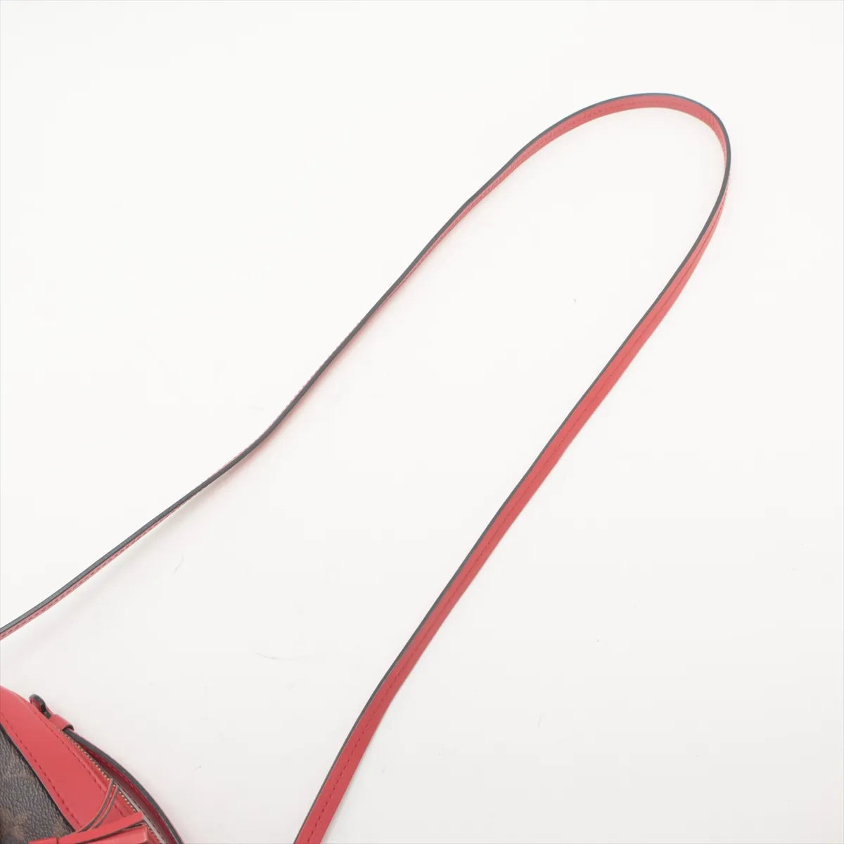 Louis Vuitton Monogram Saintonge Brown x Red