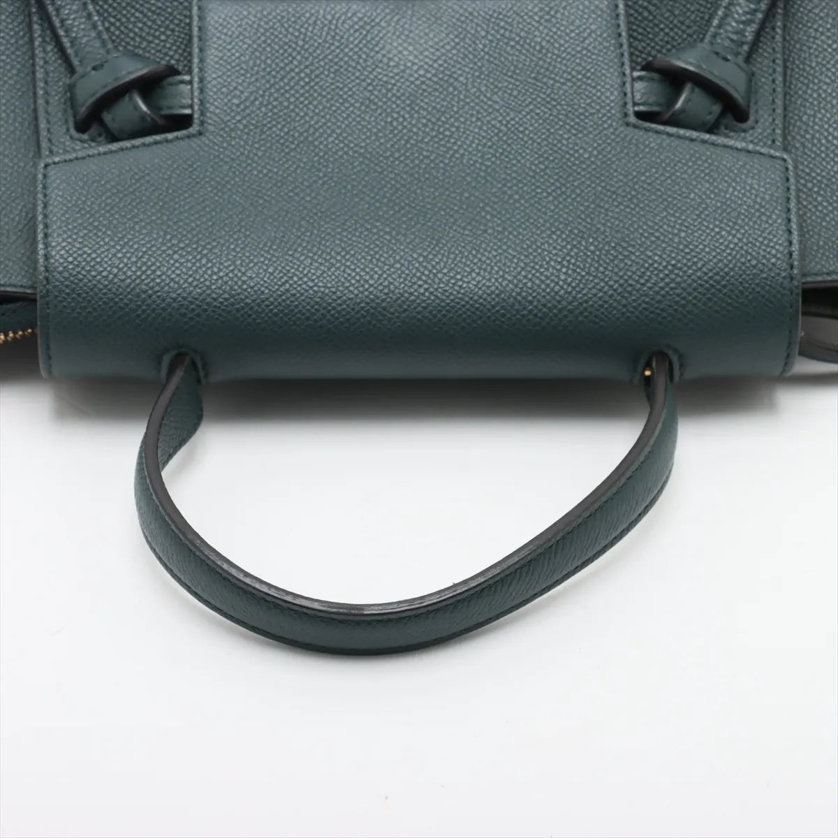 Celine Belt Nano Leather Two-Way Handbag Green
