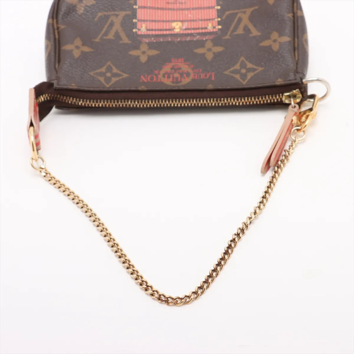 Louis Vuitton Monogram Trunk Patch Mini Pochette Accessoires
