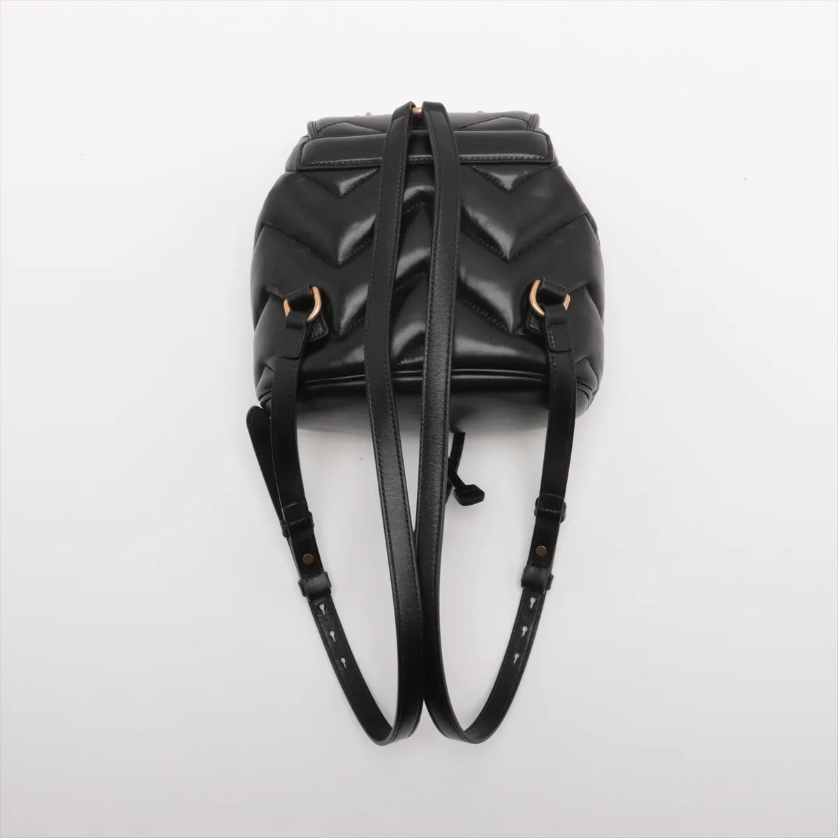 Gucci GG Marmont Leather Backpack Black