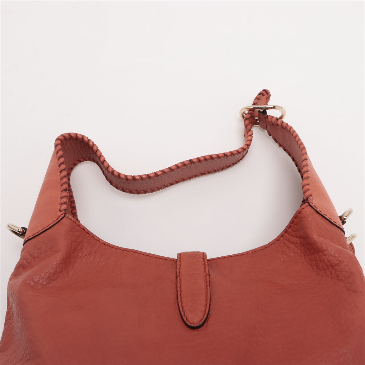 Gucci New Jackie Leather Two-Way Shoulder Bag Brown