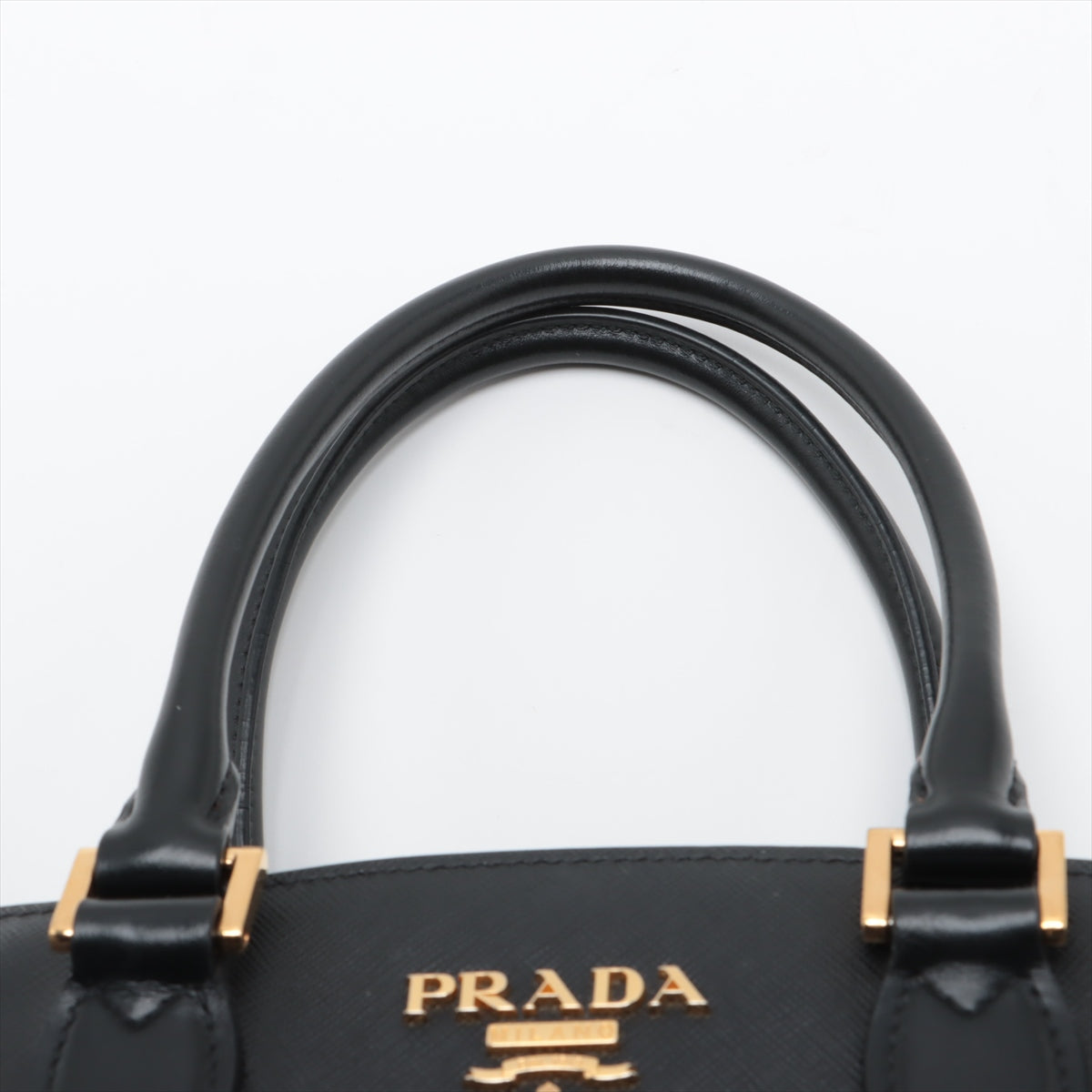 Prada Saffiano Leather Handbag Black