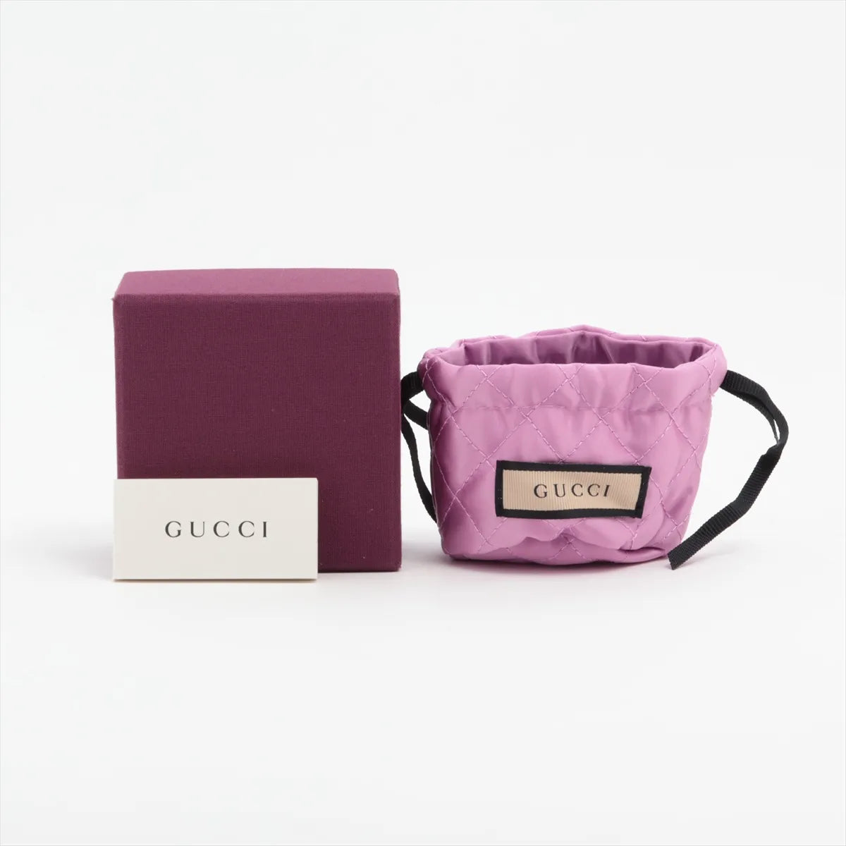 Gucci GG Logo Full Rhinestone Ring