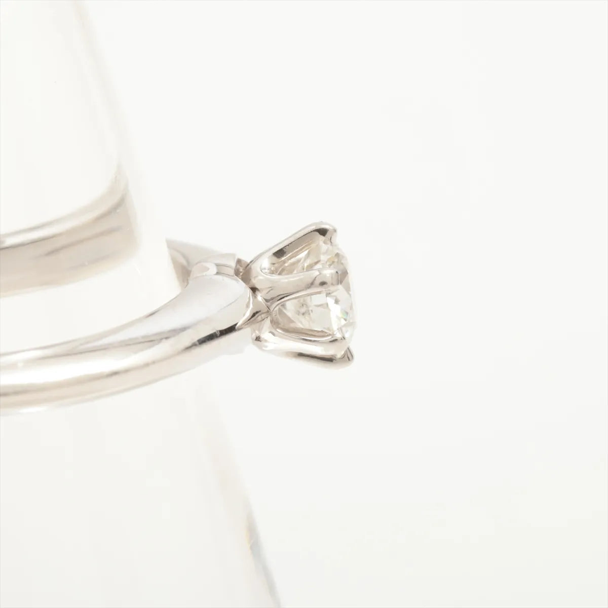 Tiffany & Co. Solitaire Diamond Ring Platinum