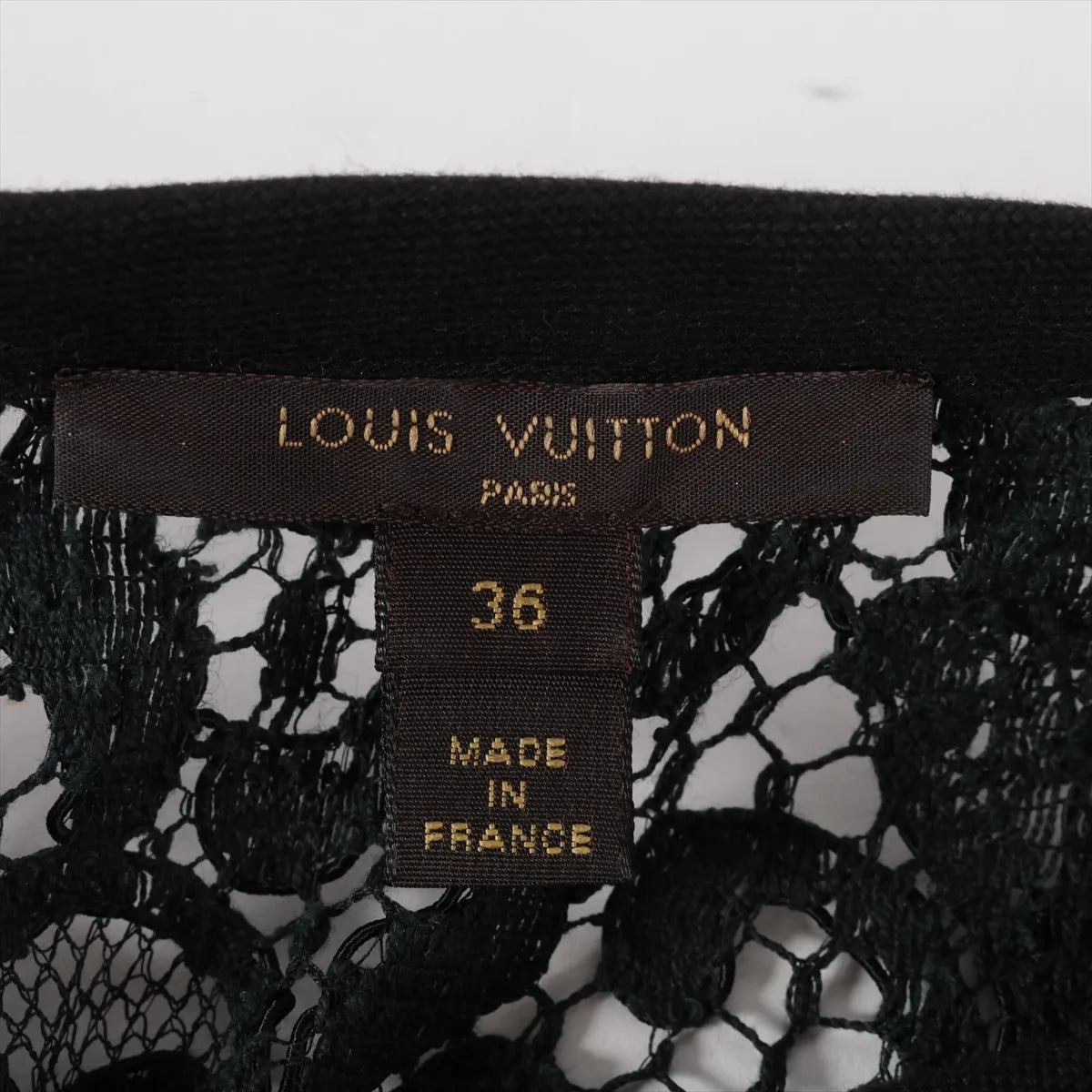 Louis Vuitton Cotton Nylon Lace Jacket Black — product photo 6