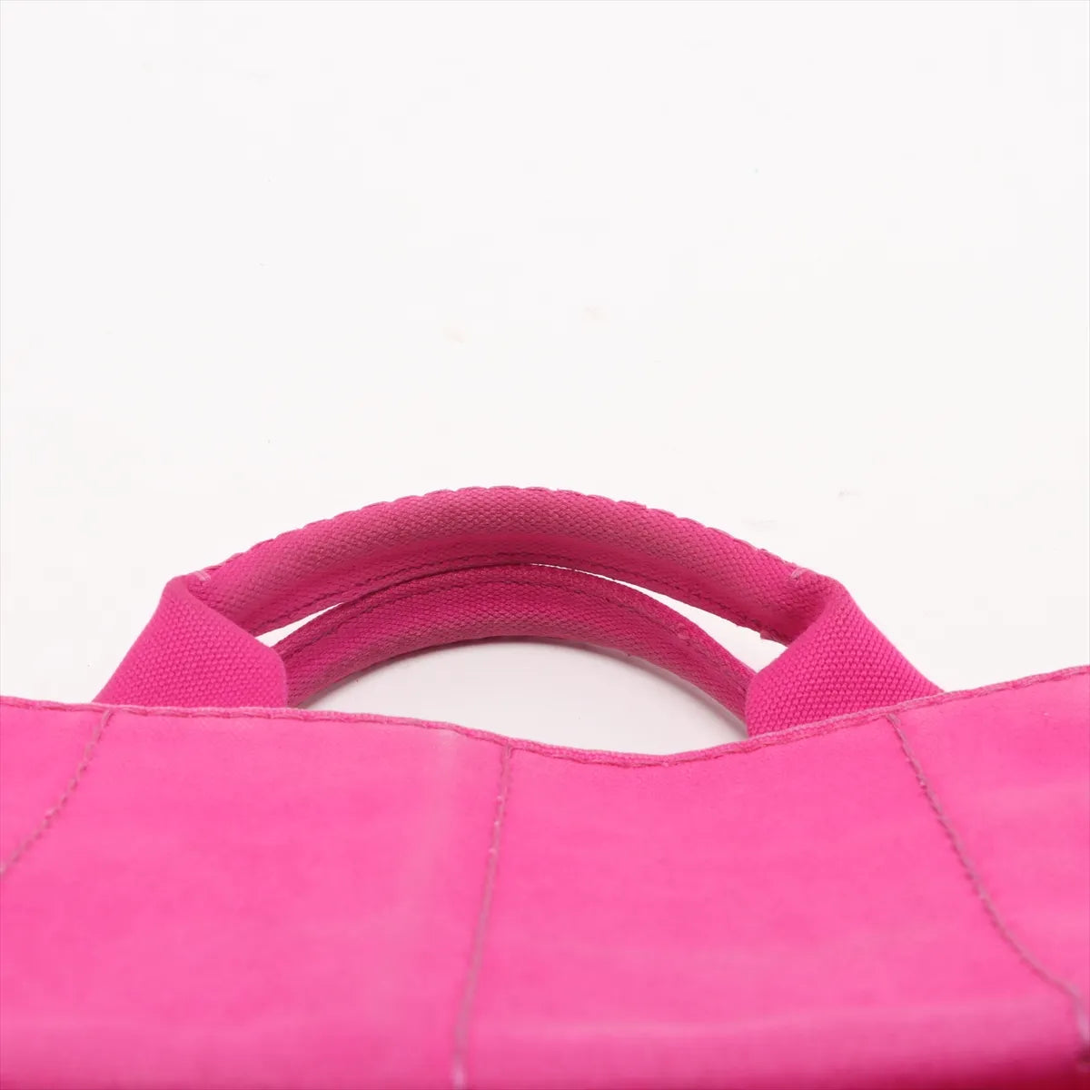 Prada Canapa Canvas Two-Way Handbag Hot Pink