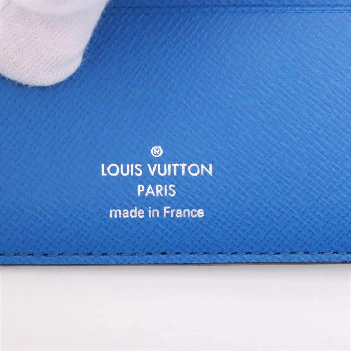 Louis Vuitton Monogram Taigarama Portefeuille Multiple Blue Lagoon
