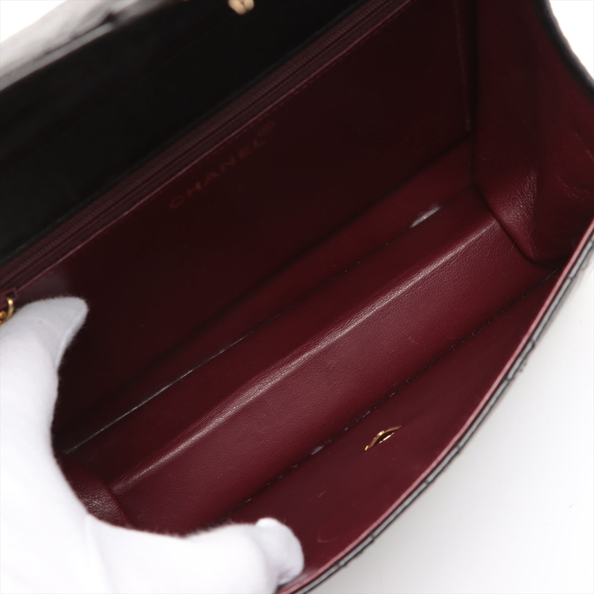 Chanel CC Logo Matelasse Lambskin Chain Shoulder Bag Black * PREORDER *