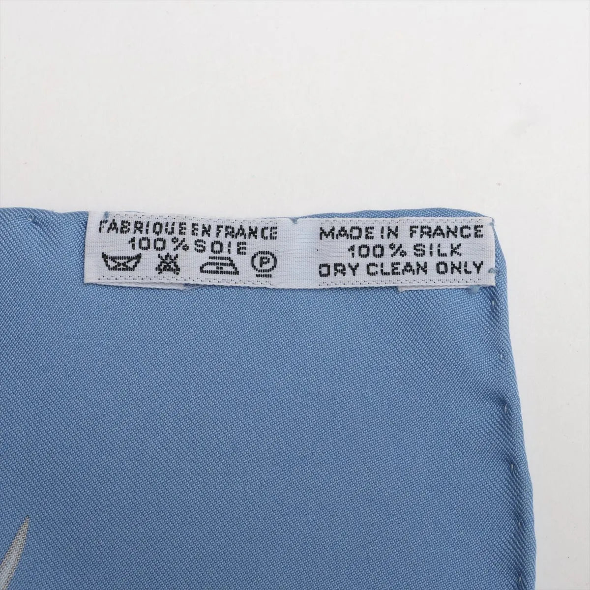 Hermès Carré 90 Les Quatre Saisons Four Seasons Silk Scarf Light Blue