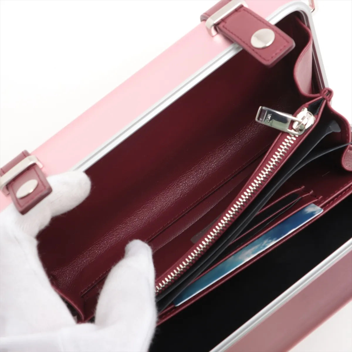 Dior × Rimowa Personal Clutch On Strap Shoulder Bag Pink