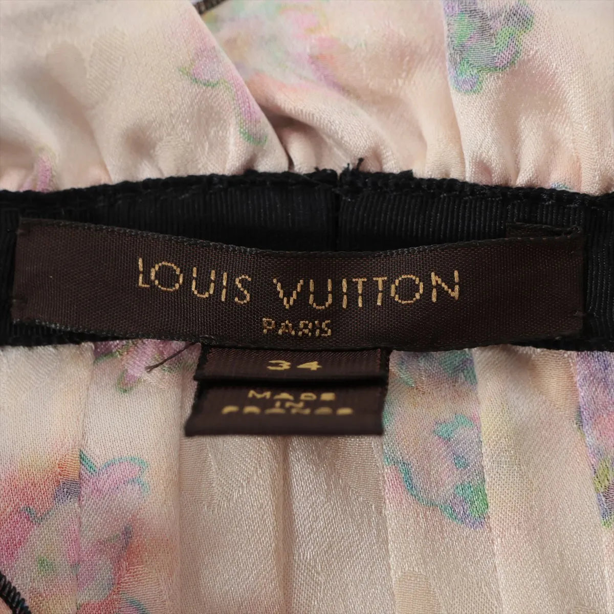 Louis Vuitton Floral Silk Dress Multicolor — product photo 6