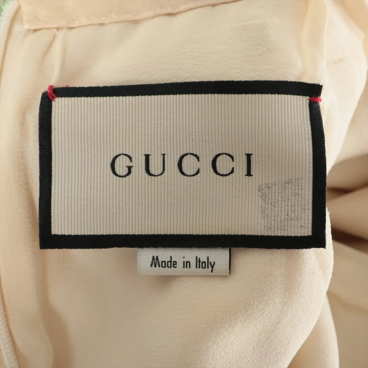 Gucci Sequins *exclusive runway* Silk Ribbon Long Sleeve Mini Dress Orange x Green