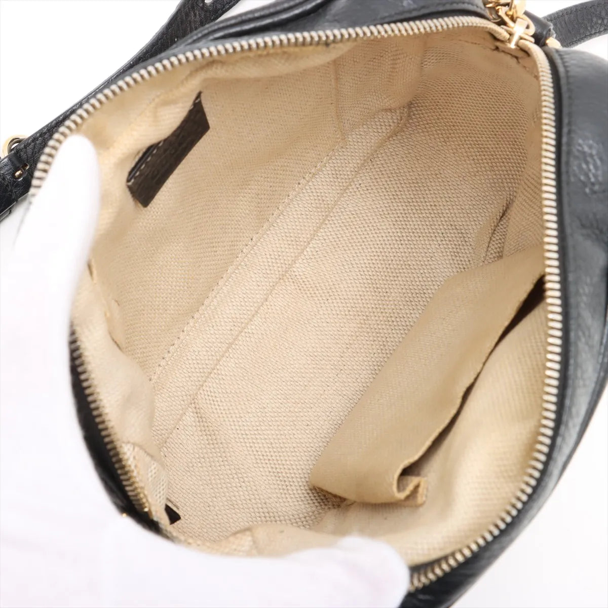 Gucci Soho Leather Shoulder Bag Black
