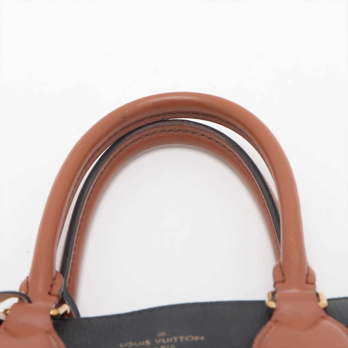 Louis Vuitton Monogram Calfskin Fold Tote MM Brown x Black * PREORDER *