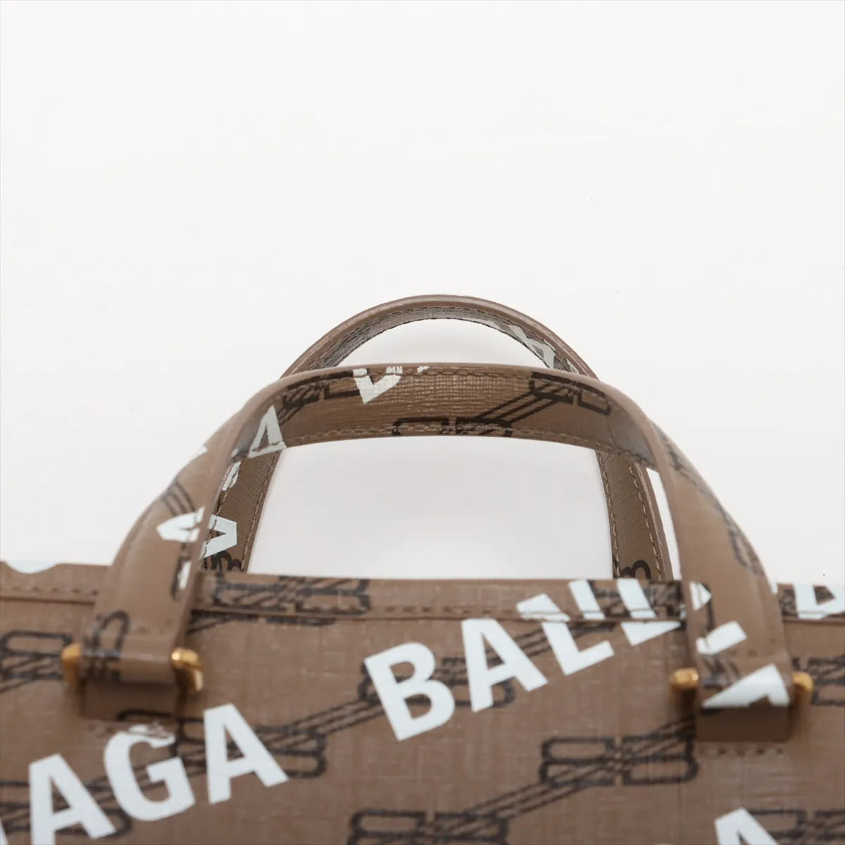 Balenciaga Signature Monogram Handbag Brown