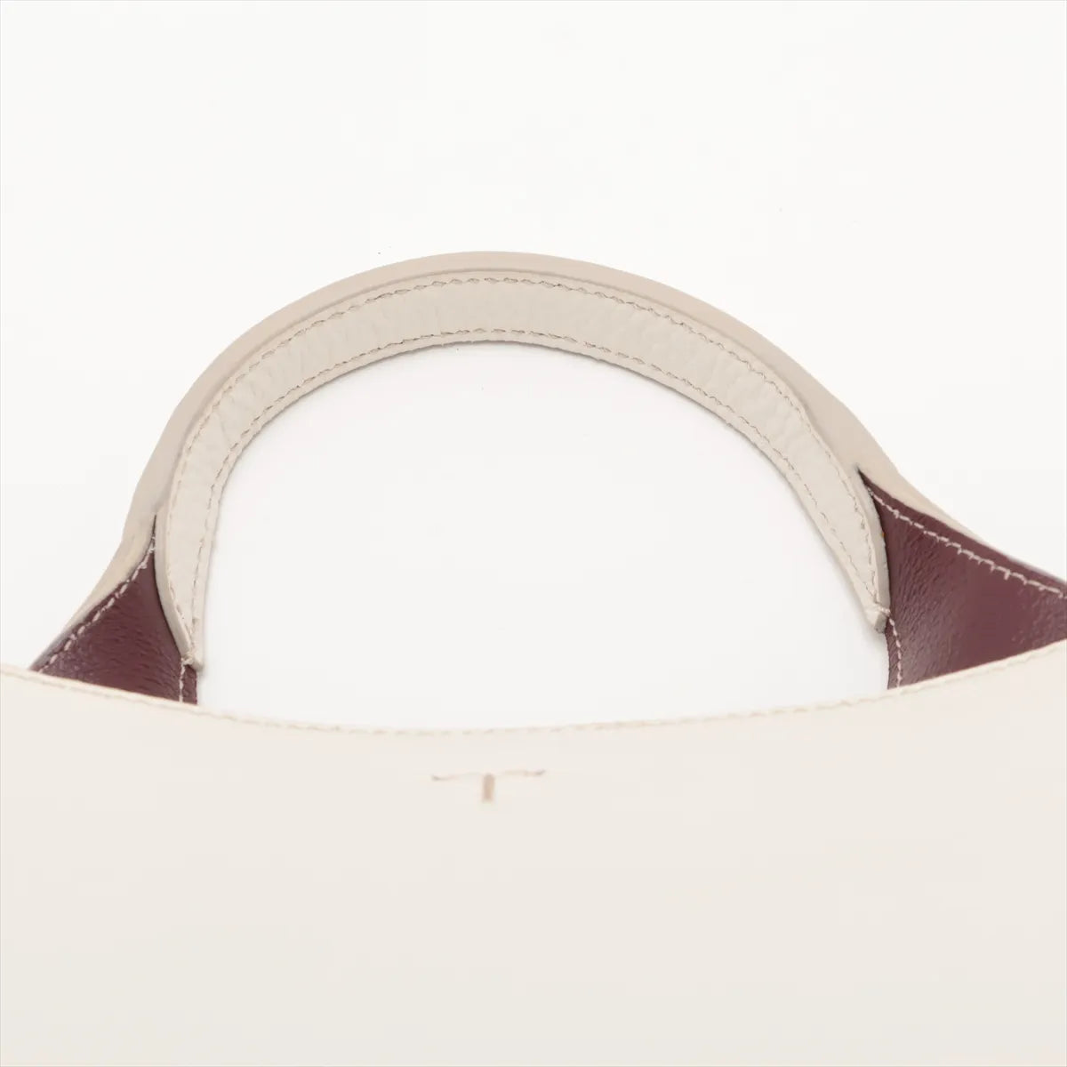 Tod's Micro T Timeless Leather Two-Way Handbag White