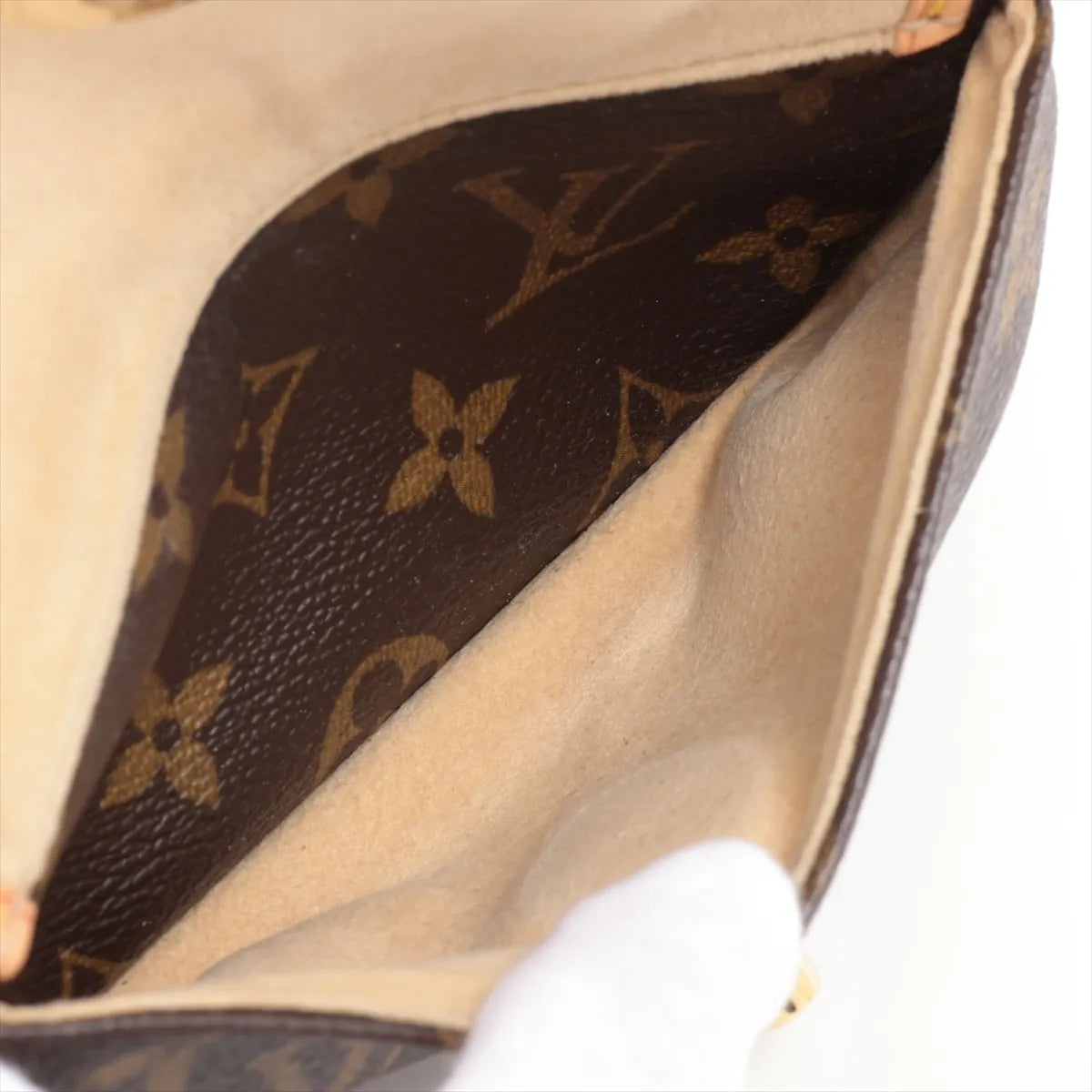 Louis Vuitton Monogram Tikal Pochette Brown