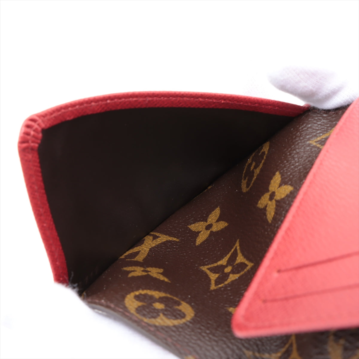 Louis Vuitton Monogram Marie Wallet Red