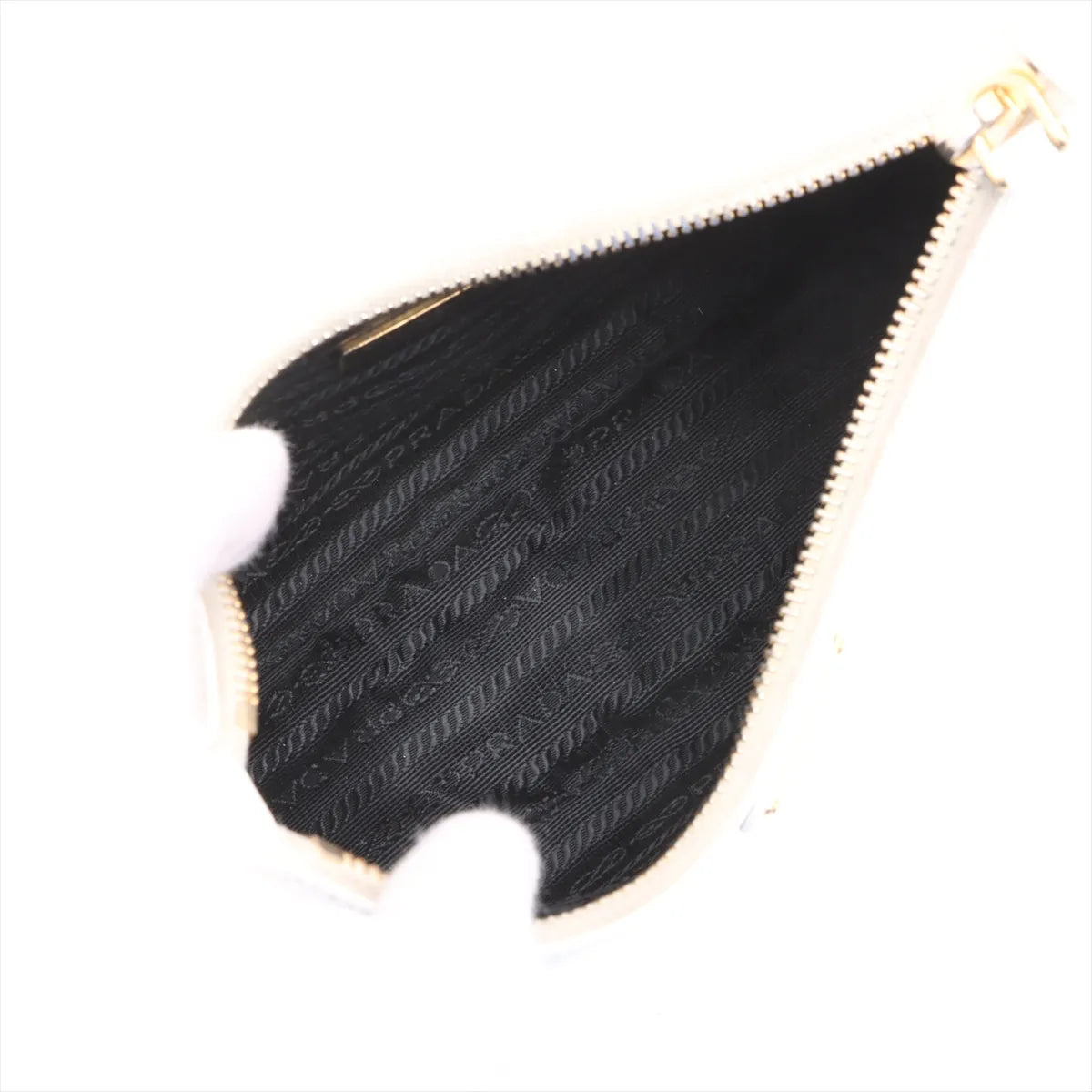 Prada Saffiano Leather Shoulder Bag White — product photo 6
