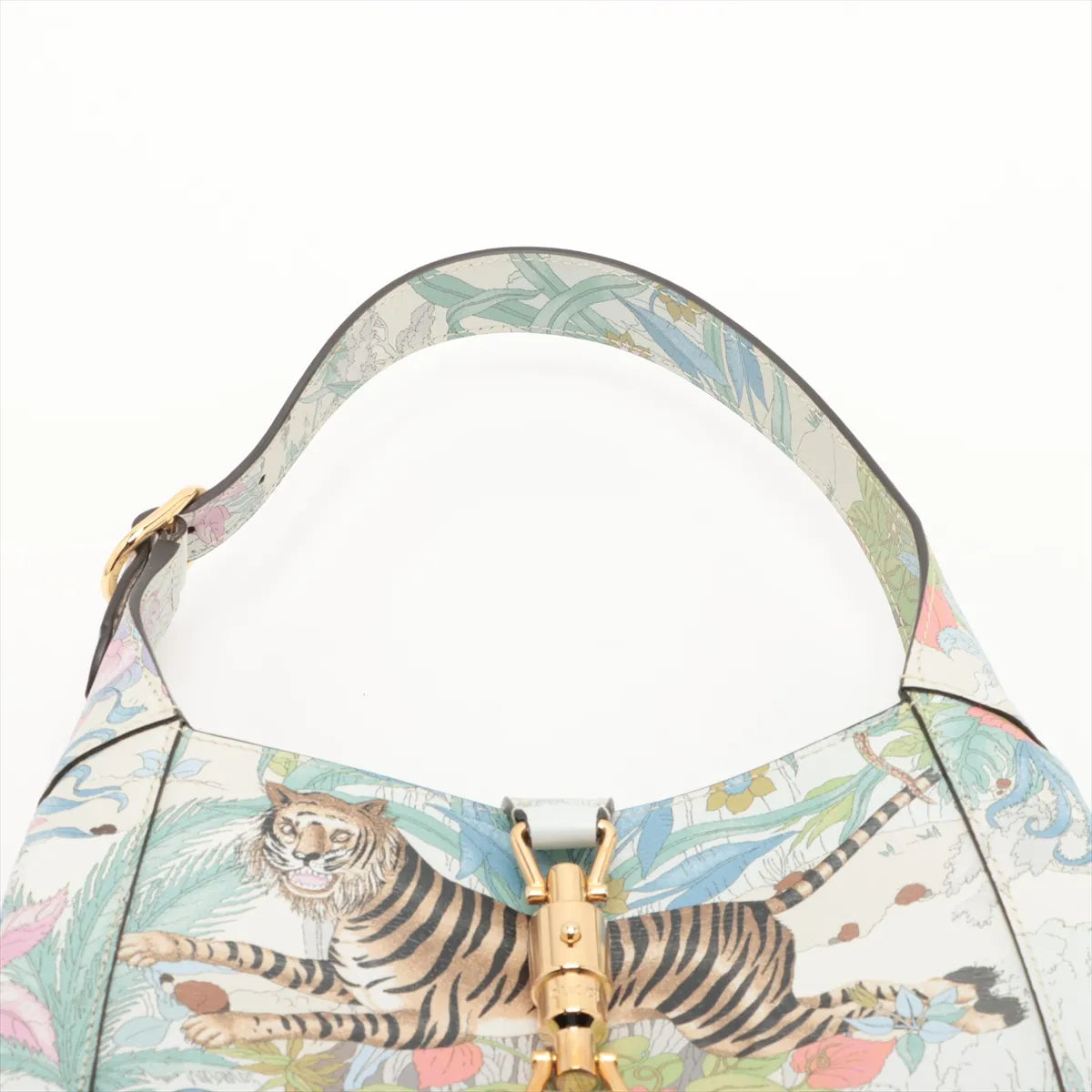 Gucci Jackie 1961 Leather Shoulder Bag Multicolor