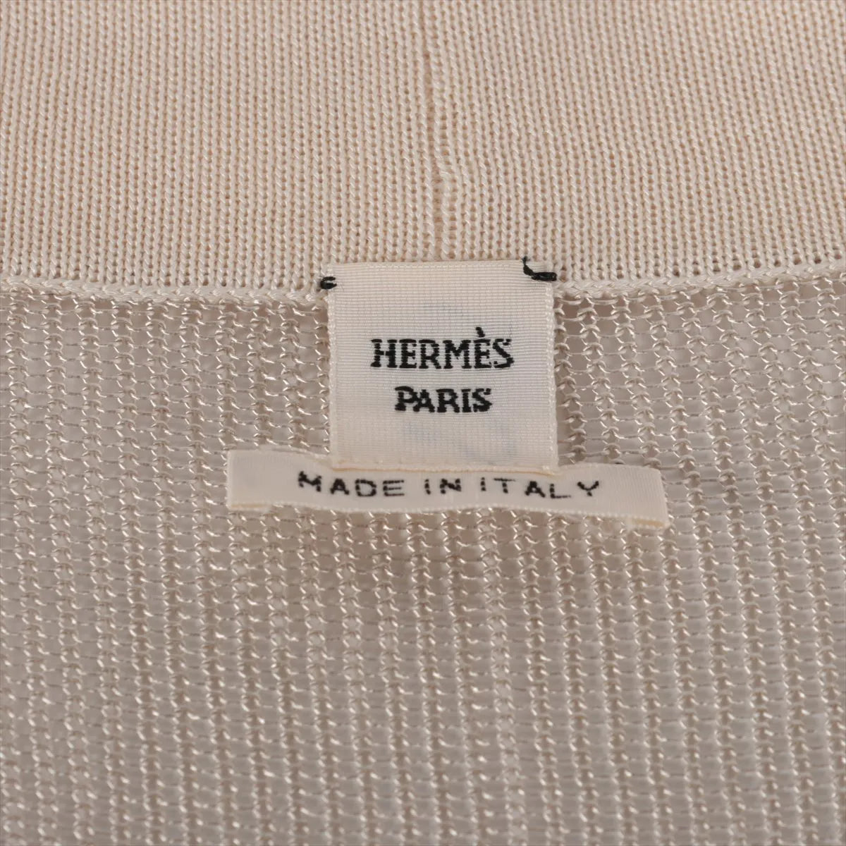 Hermes Rayon Nylon Cardigan Beige — product photo 6