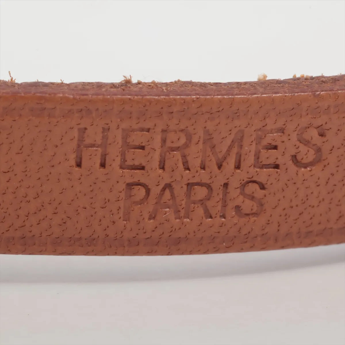 Hermes Api Leather Bracelet Gold