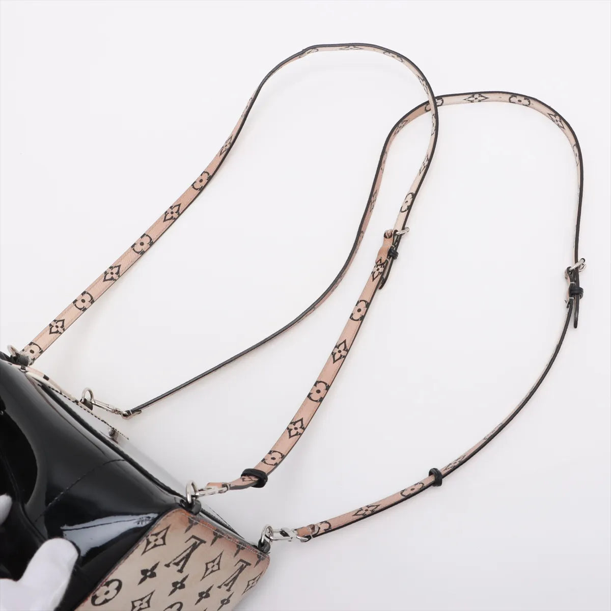 Louis Vuitton Vernis x Monogram Hot Springs Mini Backpack Black