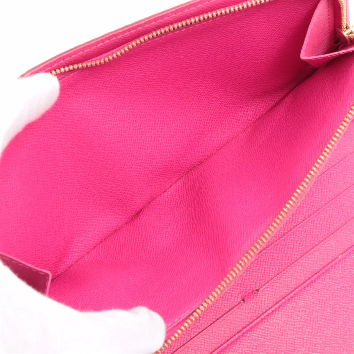 Louis Vuitton Monogram Insolite Long Wallet Multicolor x Fuschia