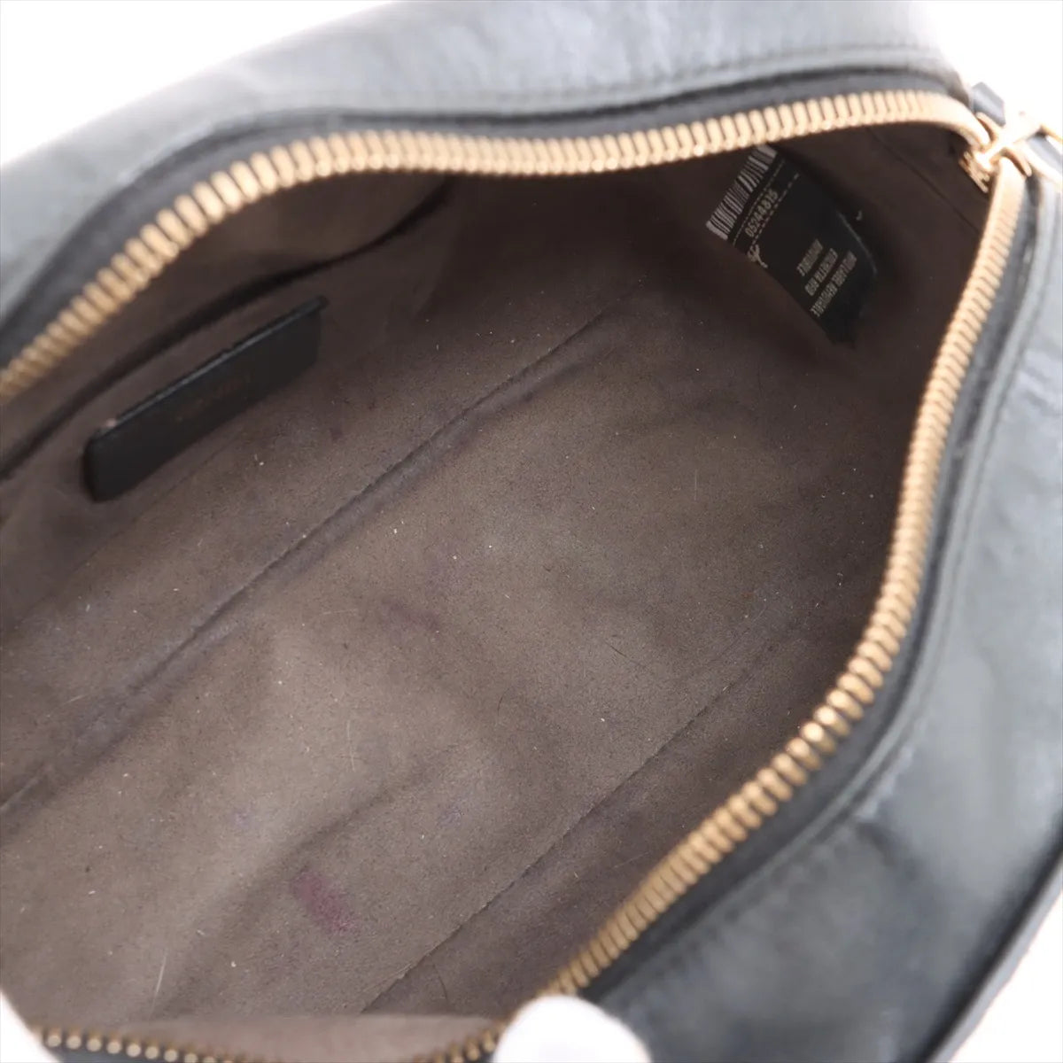 Fendi F Logo Leather Camera Shoulder Bag Black