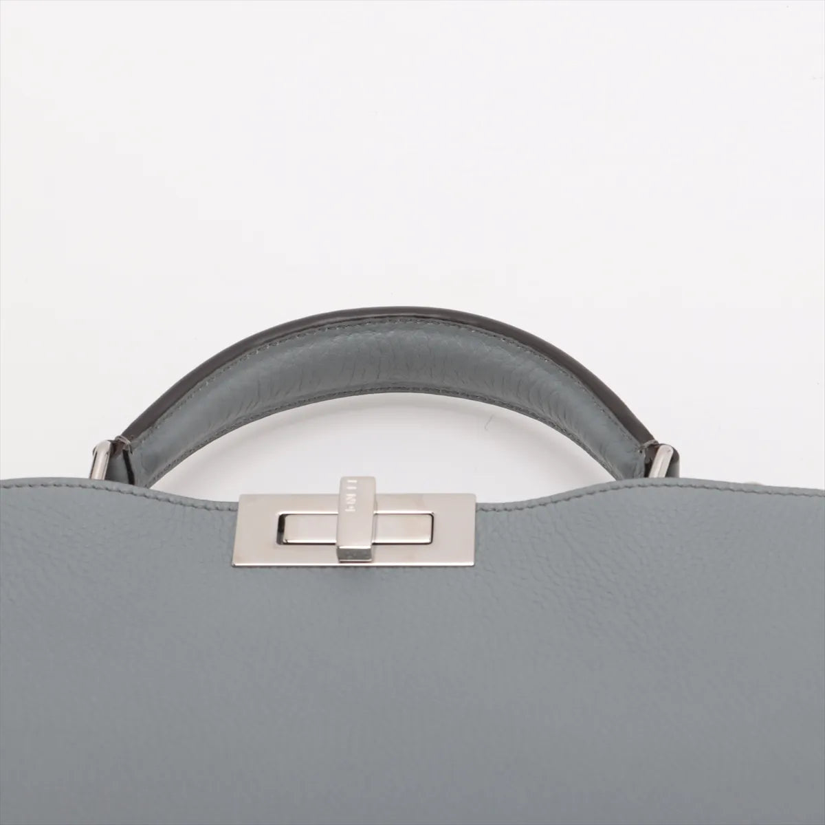 Fendi Peekaboo ISeeU Medium Shoulder Bag Gray