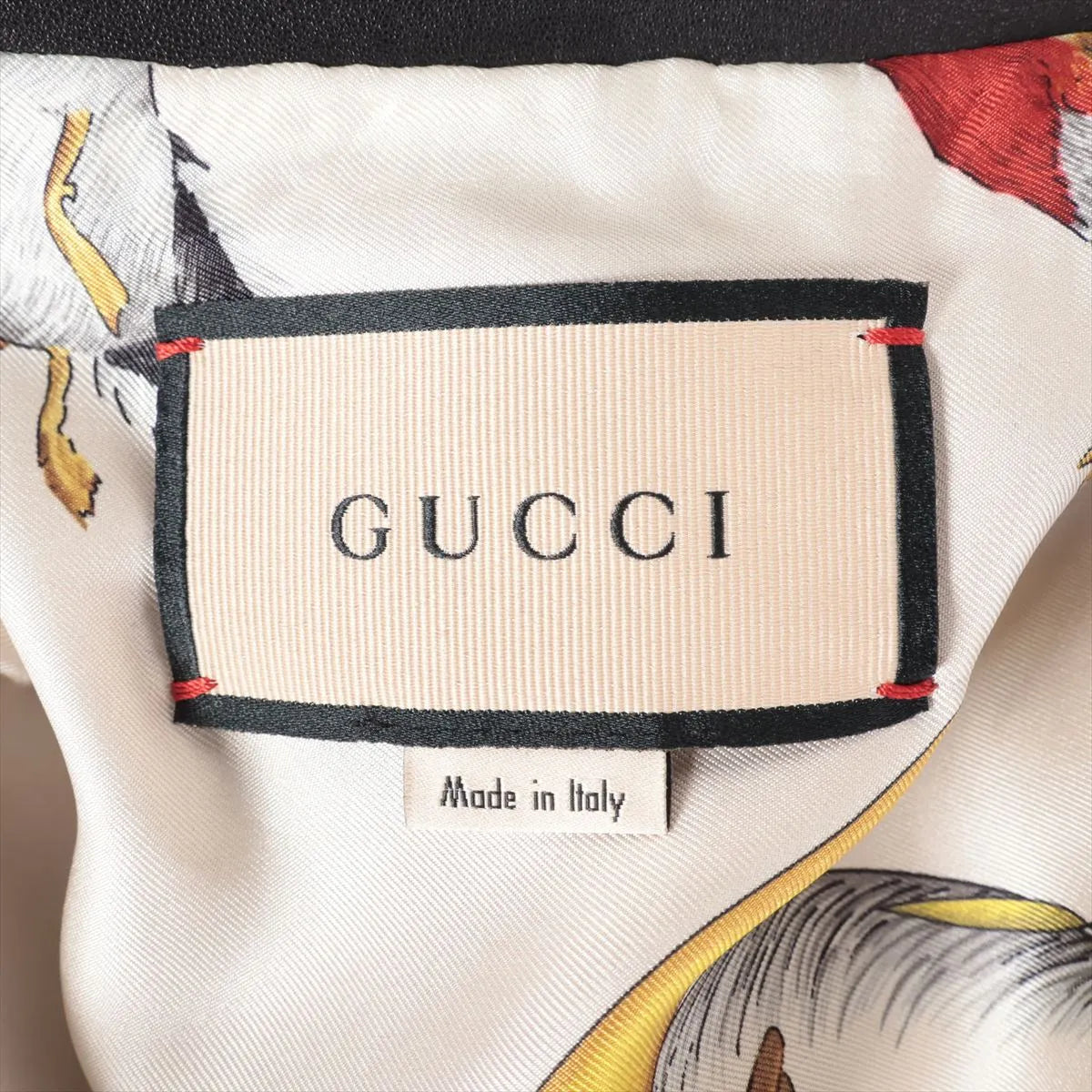 Gucci Lambskin Leather Jacket Black