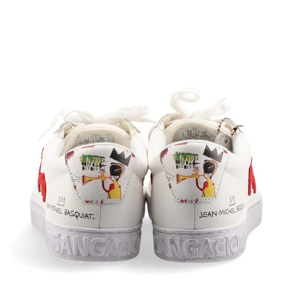 Sangacio x Basquiat Leather Sneaker White Limited Edition