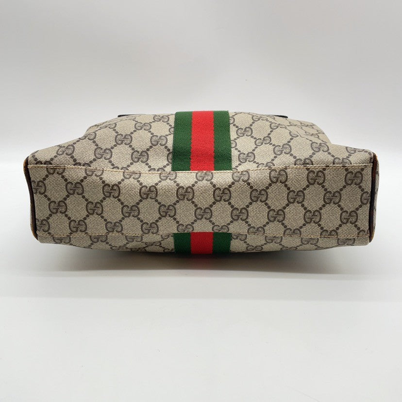 Gucci GG Supreme Leather Brown Two-Way Bag