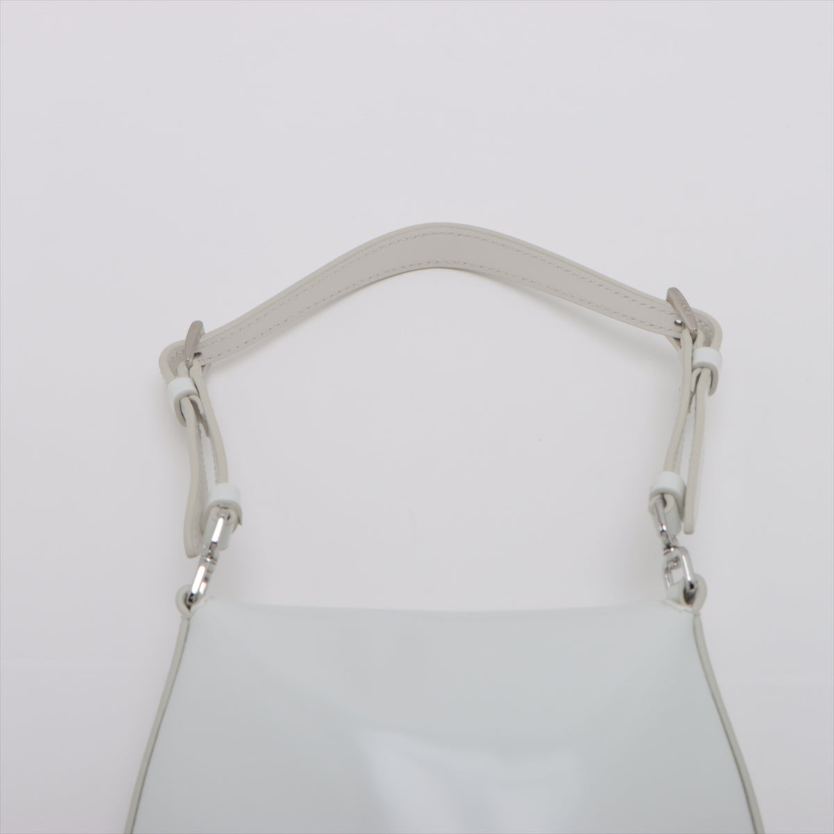Prada Cleo Brushed Leather Shoulder Bag White * PREORDER *