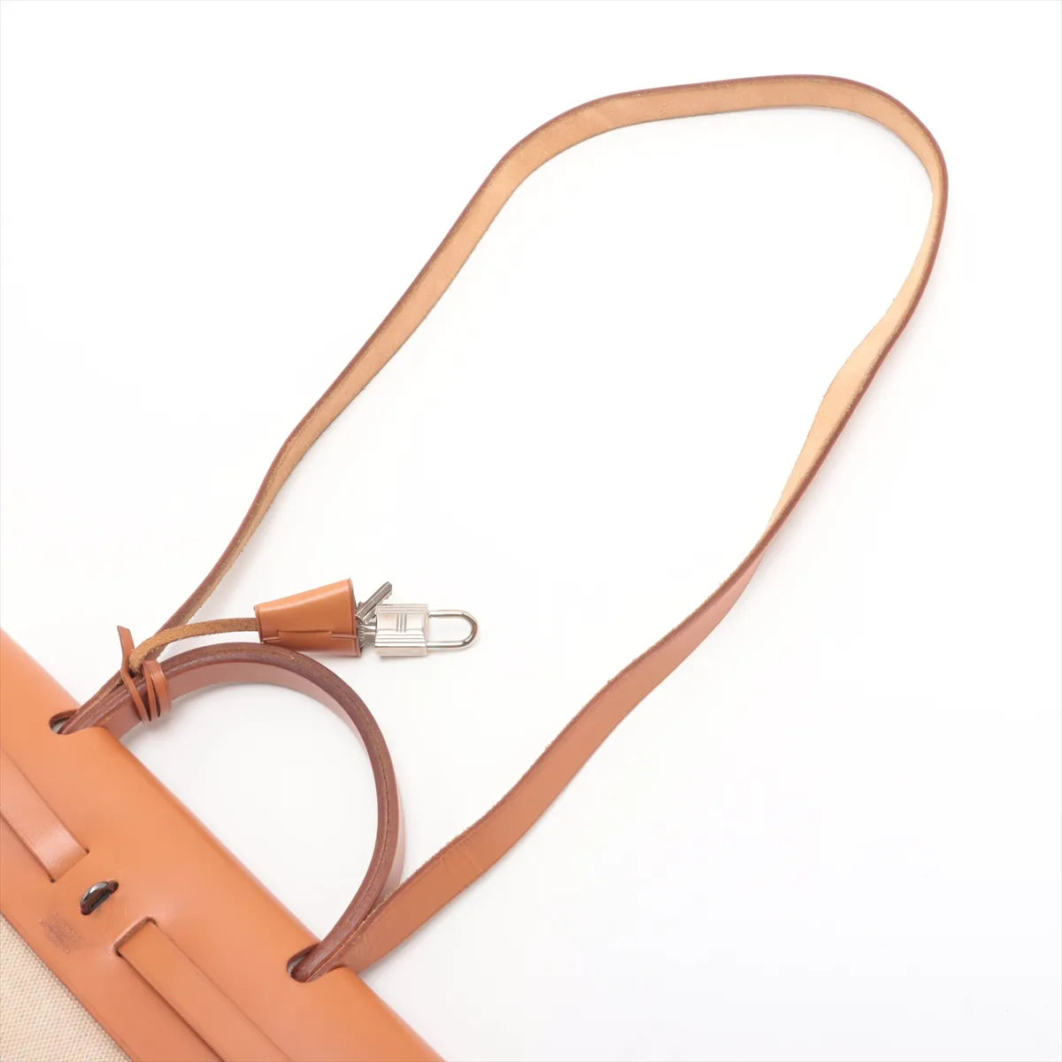 Hermès Herbag PM Twirl Ash x Leather Beige