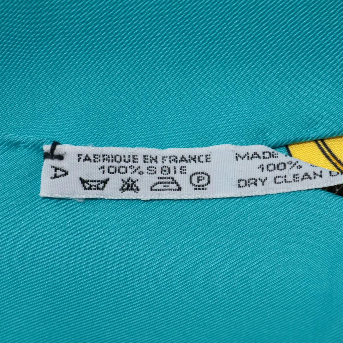 Hermès Carré 90 Petite Main Silk Scarf Blue