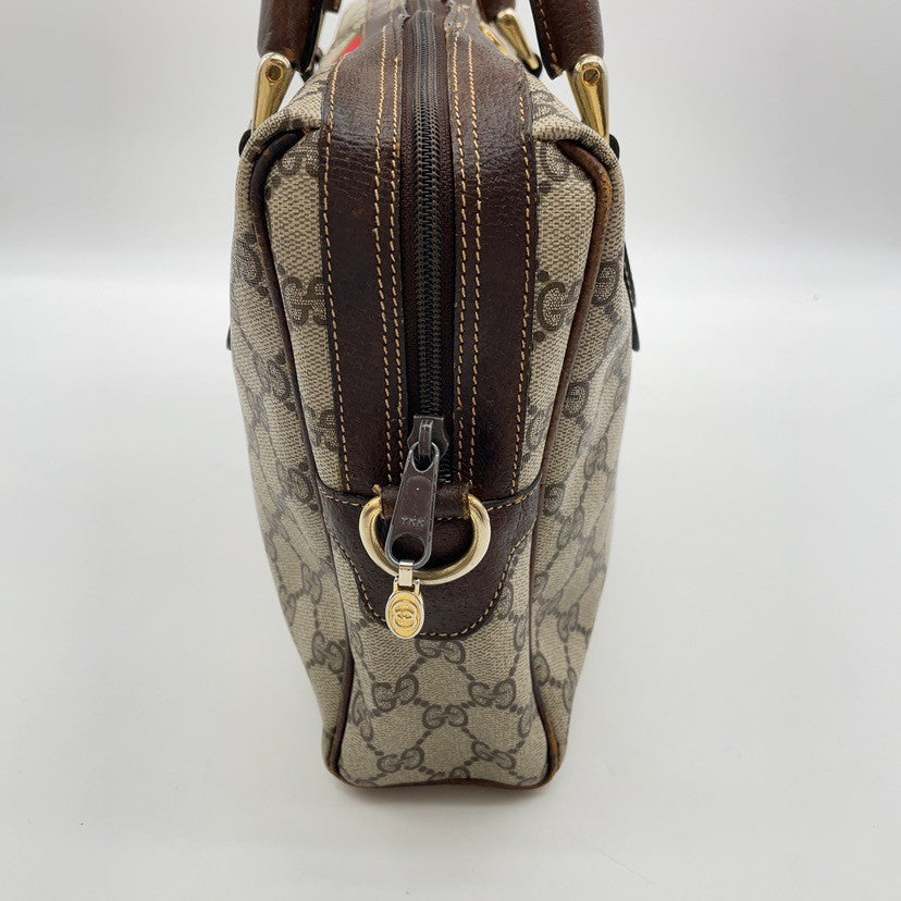 Gucci GG Supreme Leather Brown Two-Way Bag