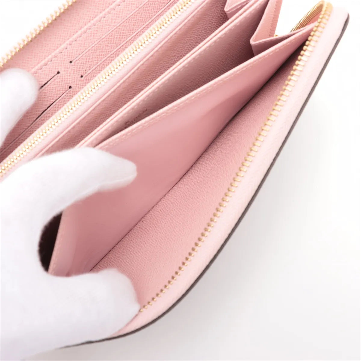 Louis Vuitton Monogram Tassel Zippy Wallet Rose Ballerine