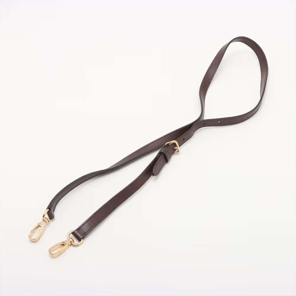 Miu Miu Arkady Leather Two-Way Handbag Brown — product photo 7
