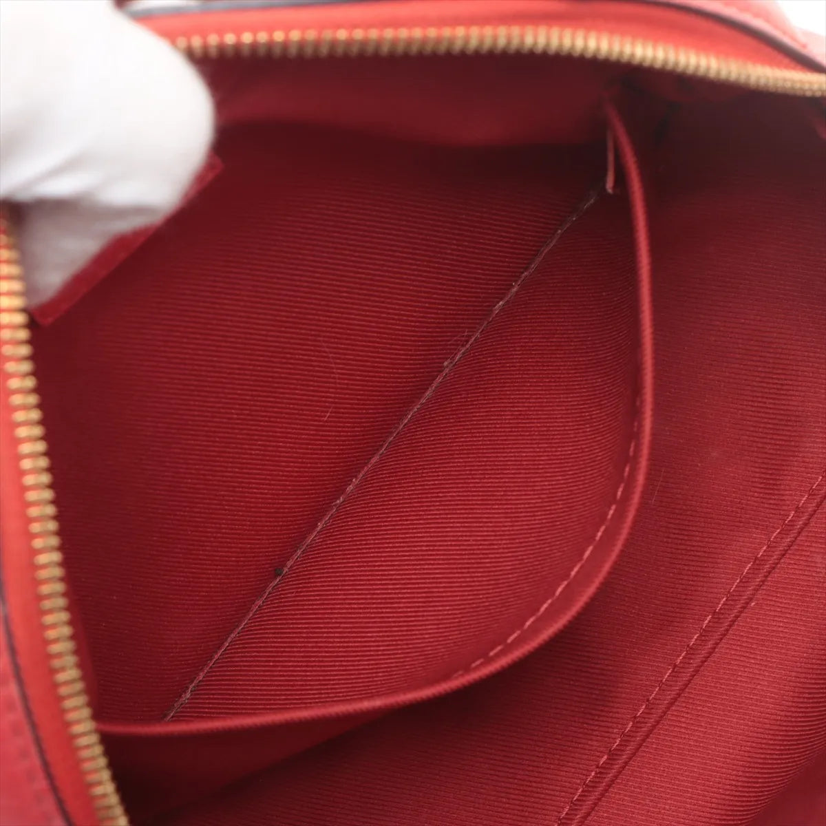 Louis Vuitton Monogram Saintonge Brown x Red
