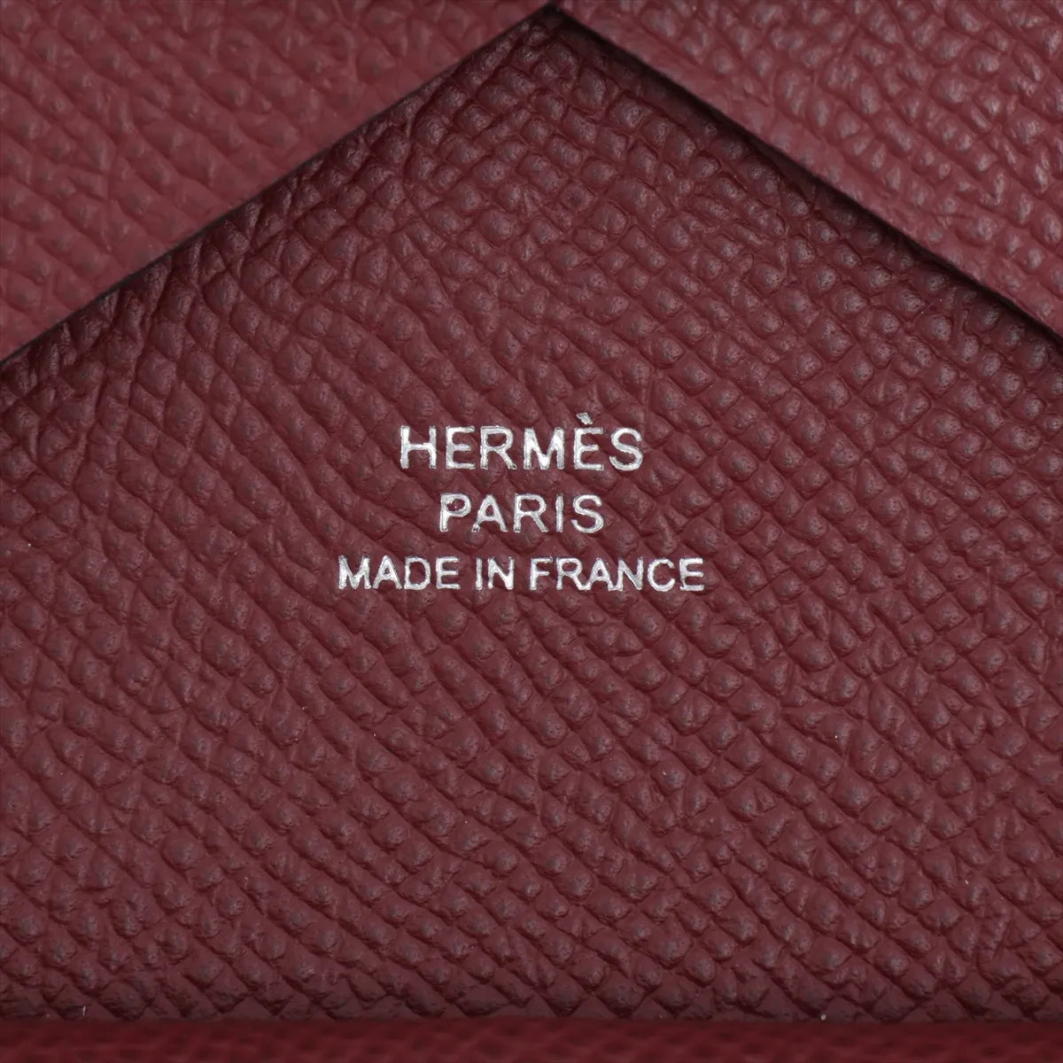 Hermès Calvi Duo Veau Epsom Coin Purse Rouge H